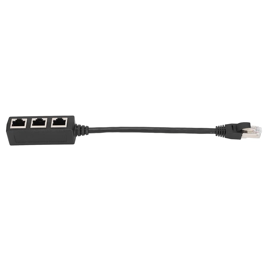 Amazon.com: 3-Port RJ45 Ethernet Adapter Cable,1 to 3 Port