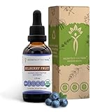 Secrets of the Tribe Bilberry Fruit USDA Organic | Alcohol-Free Extract, High-Potency Herbal Drops, Vision...