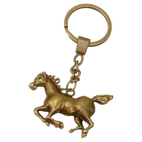 Ymapinc Horse Keychain Vintage Western Horse Key Chain for Women/Men Zinc Alloy Cowboy/Cowgirl Key Chain Chinese Zodiac Charm for Car Decor/Party Favors Hanging Pendant