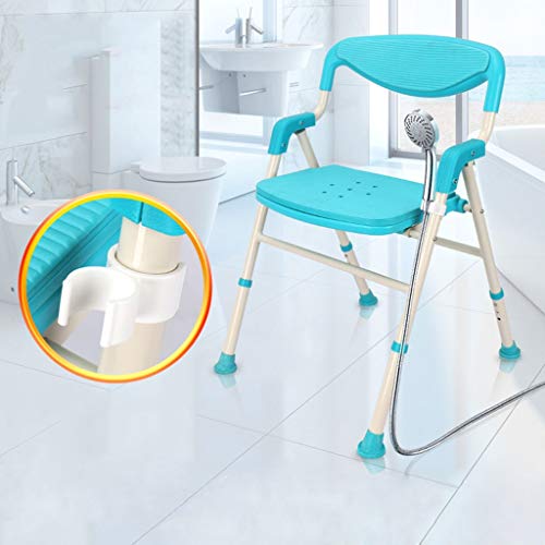Tabouret de douche sécurisé avec tapis antidérapant - Structure légère en alu - 4