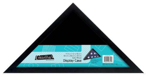 MCS 11x15 Inch Mini Flag Display Case, Black (46716)