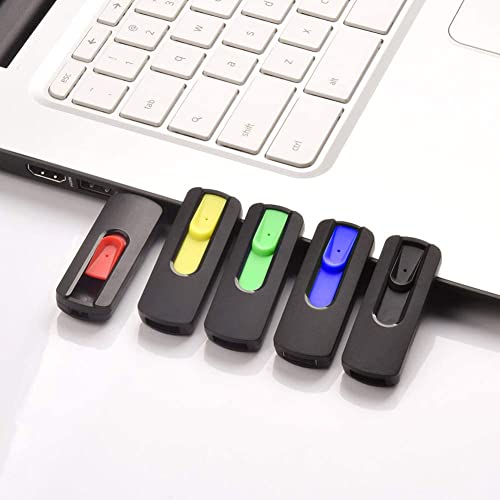 32Gb Usb 3.0 Flash Drive 5 Pack Usb Flash Drives Thumb Drive Jump Drive Mongery Retractable Slide Zip Drive Memory Sticks Data Storage For Pc, Mac (5 Mixed Colors) #TOP6
