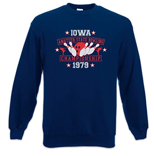 Sweater Iowa Amateur State Bowling Urban Backwoods pull avec motif imprimé universitaire rétro