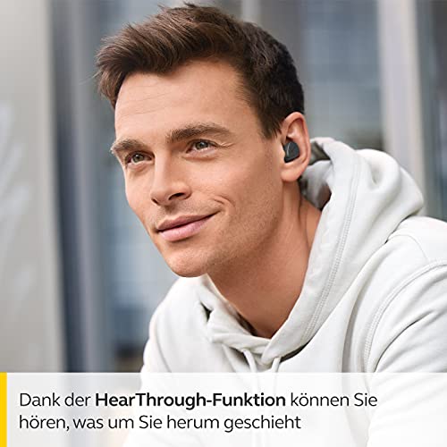 Jabra Elite 3 In Ear Bluetooth Earbuds - True Wireless Kopfhörer mit Geräuschisolierung und 4 integrierten Mikrofonen - klare Anrufe, kraftvoller Bass, anpassbarer Sound und Mono-Modus - dunkelgrau – Bild 7