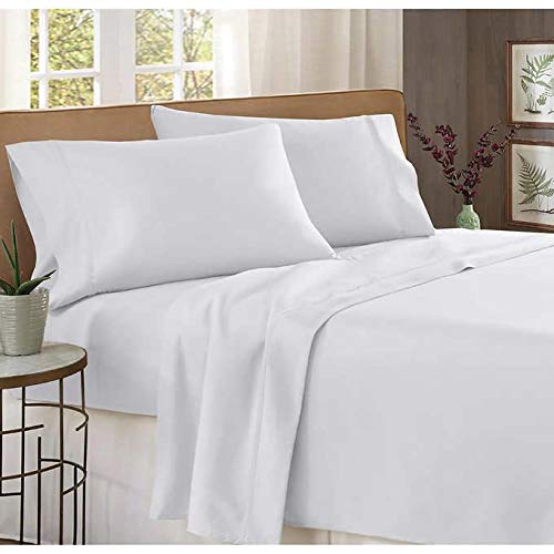 Laurelcrest 300 Thread Count Cotton/Tencel 4-Piece Sheet Set (Queen)