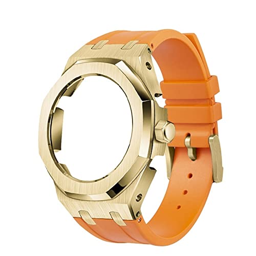 Bracelet caoutchouc GA2100 boîtier acier modification montre - 2