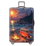 Funda Protectora De Maleta Moderna Y Antipolvo,Funda EláStica Grande,AntiarañAzos,Lavable,Accesorio De Viaje,Luggage Protector Cover,Fundas para Maletas De Viaje,ProteccióN (Color 5,XL(29-32inch))