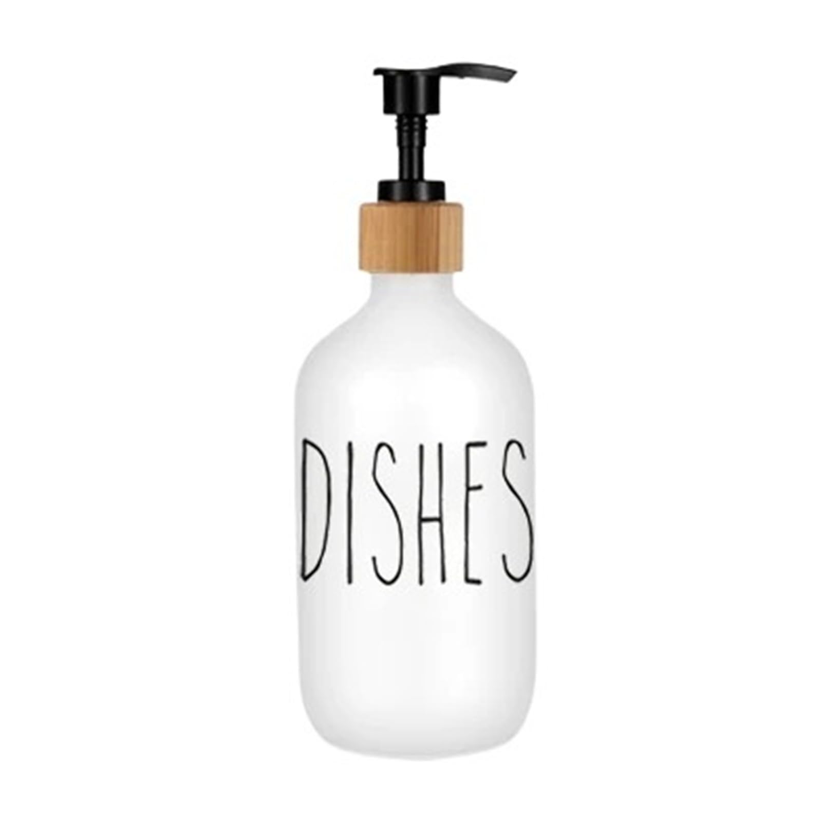 Pump Bottle Dispenser 500ml Dish Soap Bottle Dispenser Refillable Bathroom Hand Shampoo Shower