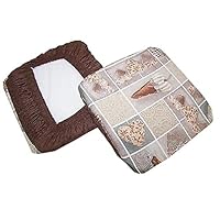 Cuscini Sedie Imbottiti A Forma Di Cuore - Set 6 Pezzi Grigio Con Elastici Per Cucina O Sala Da Pranzo - Foto 2