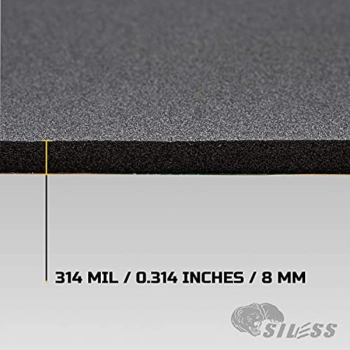 Siless Liner 314 Mil 18 Sqft Sound Deadening Mat - Sound Deadener Mat - Car Sound Dampening Material - Sound Dampener - Sound Deadening Material Sound Insulation - Car Sound Deadening #TOP3