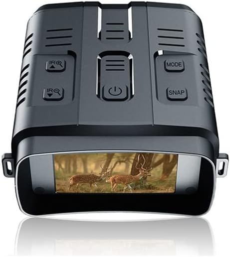 Gafas de visión nocturna para adultos, prismáticos de visión nocturna por infrarrojos digitales, binoculares de visión nocturna por infrarrojos 5X