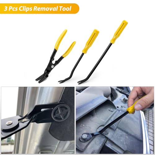 Image of GOOACC 88Pcs Trim Removal Tool Auto Push Pin Bumper Retainer Clip Set