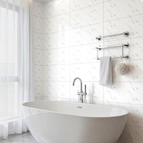 proprodiudiu 10 PCS Marble Peel and Stick Wall Panels 23.6"x11.8" Sticker by proprodiudiu - Used condition - Image 3