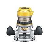 DEWALT Router, Fixed Base, 1-3/4-HP, 5/128” Per Turn, Compact and Portable, Corded (DW616),Yellow