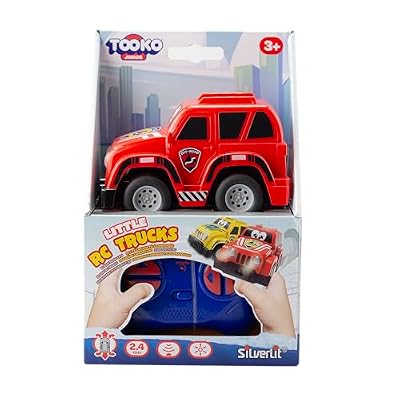 Silverlit TOOKO - Mon Petit Camion RC - Mini Camion Rouge radiocommandé de 11 cm avec Sons et lumières - Dès 3 Ans