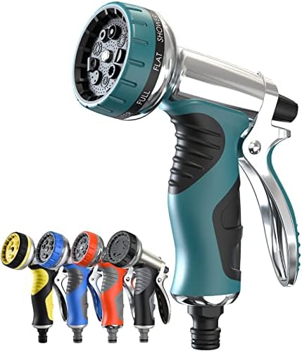 EROOSY Gartenschlauch Spritzpistole - Metall Hochdruckdüse Für Garten & Auto