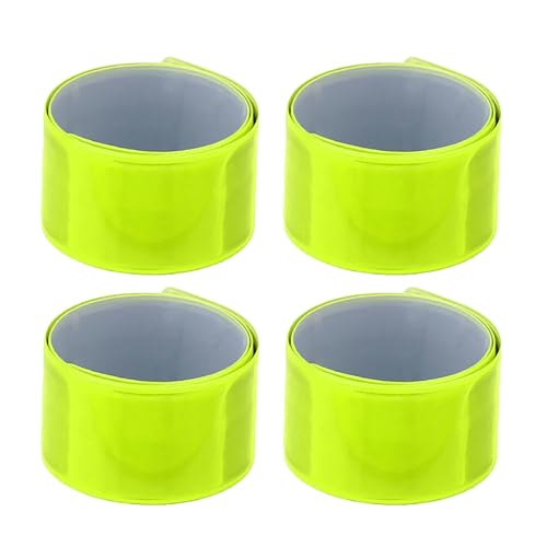 FLYXF Reflective Armbands High Visibility Reflector Bands Running Gears Elasticated Wristbands Arm Ankle Straps Belts