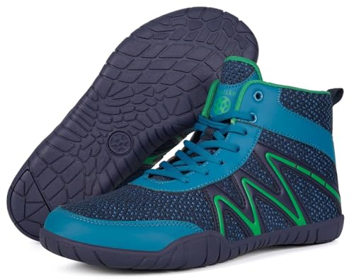 Sisttke Mens Wrestling Shoes Boxing Boots Blue Green,9 Wide by Sisttke - Used condition - Image 7