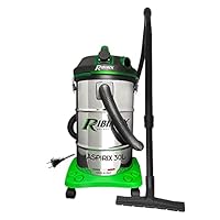 RIBIMEX Staubsauger für Feste und Flüssigkeiten Aspirix, 30 l, Leistung 1200 W, mit Anschluss für Elektrowerkzeuge, waschbarer HEPA-Filter, Blasfunktion, inklusive Zubehör - PRASP30IT/PEX