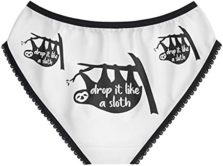 Drop It Like A Sloth Panties, Drop It Like A Sloth Underwear, Briefs, Cotton Briefs, Funny Underwear, Panties For Women