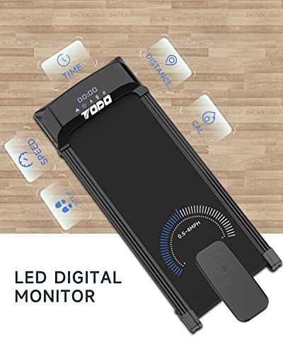 image for TODO Under Desk Treadmill 2 in 1 for Home/Office, Walking Pad Treadmil