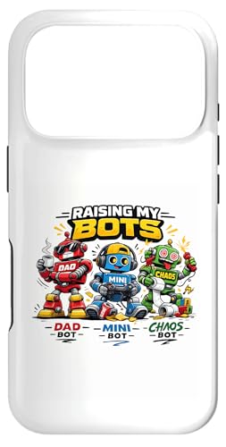 Raising Bots Dad Mini Chaos �ʔ��� �q��� ���[���A �o�C�i�� �X�}�z�P�[�X iPhone 17 Pro �p