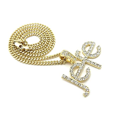 Iced Gold Silver Plated Boss Jefe Pendant & 18" 20" 24" Cuban/Rope/Box Chain Hip Hop Jewelry Necklace2