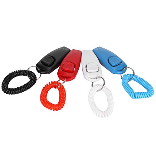 4Pcs Dog Clicker Pet Training Clicker Efficace
