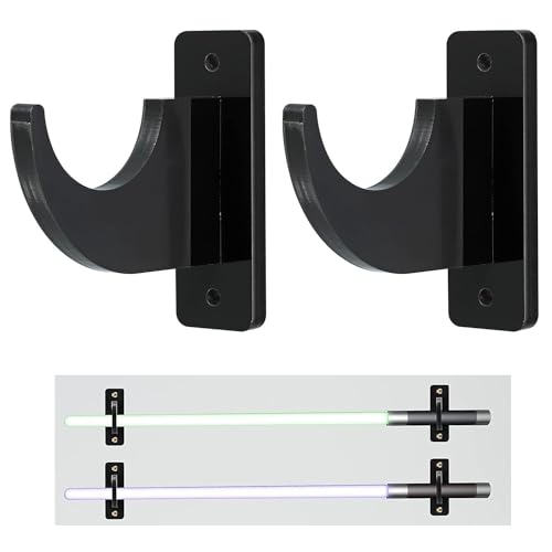 XINWENLI Lightsaber Wall Mount, Acrylic Lightsaber Display Stand, Can Be Widely Used for Martial Arts Weapons Bows, Shortguns
