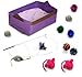 Kitten Cat Toy Cat Bed Starter Kit - Purple