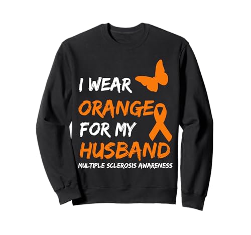 I Wear Orange For My Husband Multiple Sclerosis Ribbon �g���[�i�[