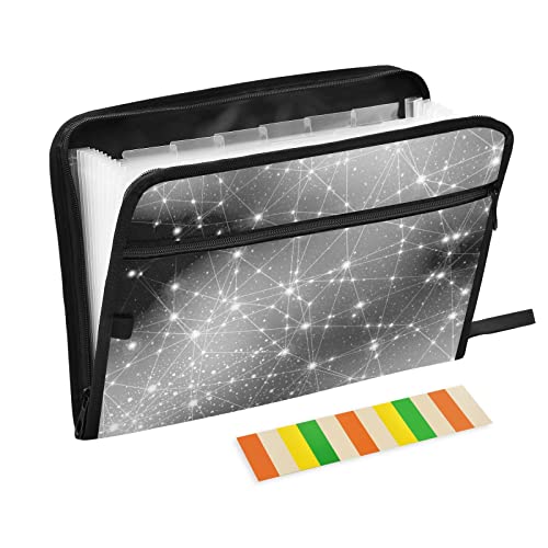Space Cosmic Constellations Stars Lights �u���b�N �z���C�g �O���f�[�V���� �g���\�t�@�C���t�H���_�[ ���炩�ȃt�@�X�i�[�t�� 13�|�P�b�g �h�� �A�R�[�f�B�I�� �h�L�������g�t�H���_�[���x�� ���^�[A4�T�C�Y�p