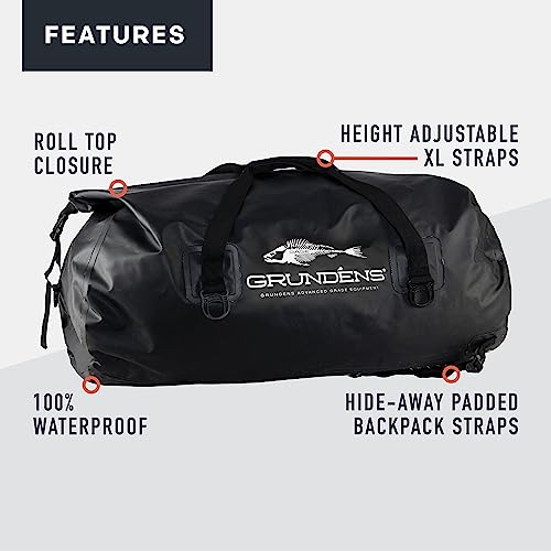 Grundéns Shackleton Duffel Bag, Waterproof and Durable, 105L, Black4