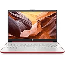 HP 2023 15'' HD IPS Laptop, Windows 11, Intel Pentium 4-Core Processor Up to 2.70GHz, 8GB RAM, 128GB SSD, HDMI, Super-Fast 6th Gen WiFi, Dale Red (Renewed)