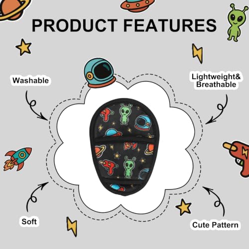 Image of 2 Pack Crotch Area Pad for Stroller, Universal Pram Belt Cushion for Kids