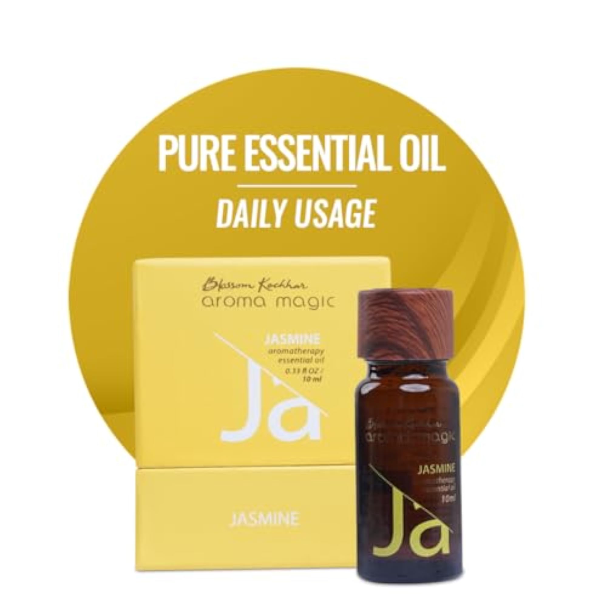 Pure Jasmine Essential Oil for Hair Growth and Relaxation