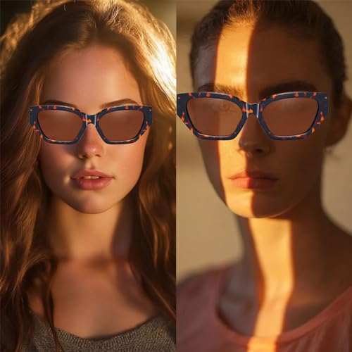 Retro Cateye Sunglasses Women Men Trendy Polarized Shades Sunnies for Summer Holiday4