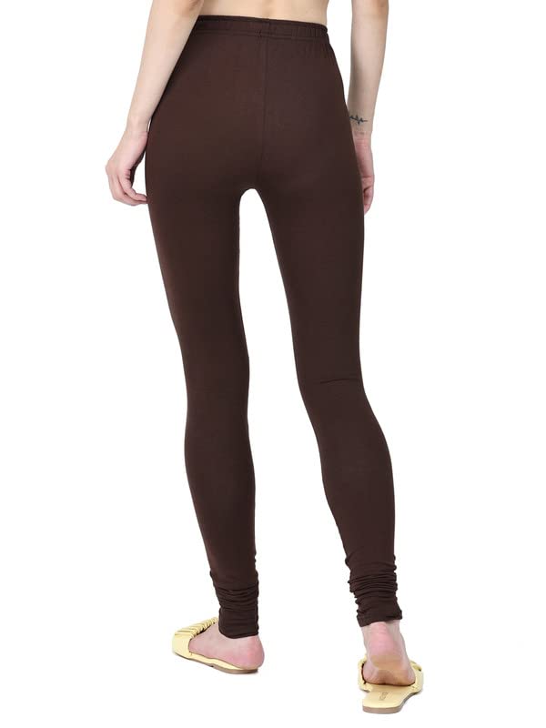 Image of Robinbosky Cotton Churidhar Leggings for Women - Stylish, Stretchable & Flattering Fit for All-Day Comfort
