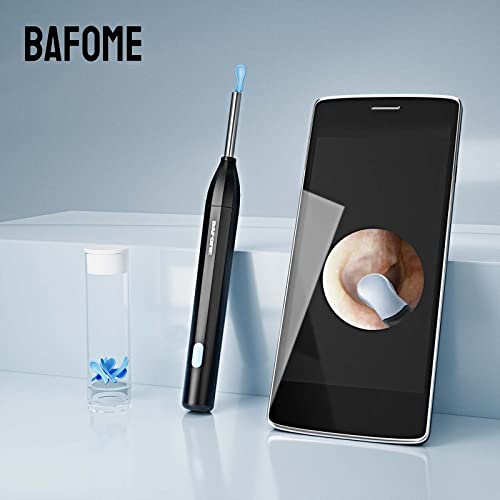 Bafome Ear Cleaner Replacement Tips,Waterproof Silicone Ear Wax Removal Replacement Accessories Set Of 6,Skin-Friendly Original Ear Spoons Earpick For Teens Adults Ear Health Care (Only For Bafome) #TOP6