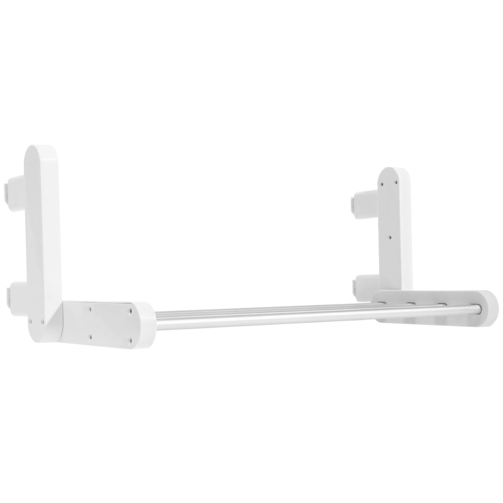 Elektrischer Handtuchhalter 55°C Thermostat 36W Heizkörper Wandmontage Handtuchwärmer 90° Faltbar und 8H Timer 55 * 11 * 21cm Klein Bad Handtuchtrockner Weiß Handtuchheizkörper