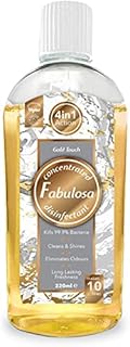 Fabulosa 4 in 1 Multi-Purpose Concentrated Anti-Bacterial Disinfectant Liquid, 220ml, Gold Touch
