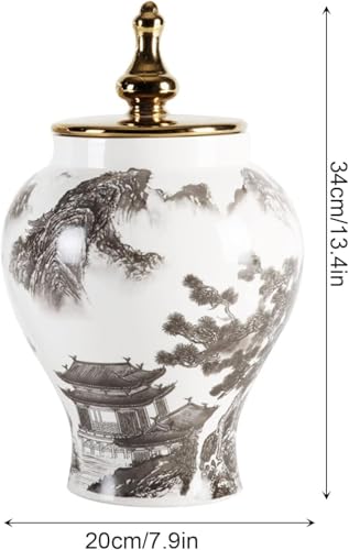 Vases-pot de gingembre céramique blanc pour sublimer une table