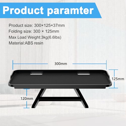JXMTSPW TV Top Screen Shelf Adjustable Computer Monitor Shelf Storage Bracket Mount Hold Cable Media Box, Game Console - Image 2