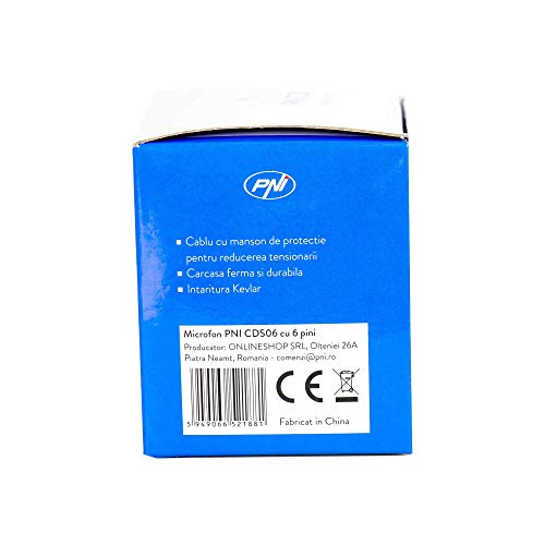 PNI-microfoon CDS06 6-pins condensatortype voor Radio CB, compatibel met Radio CB President, Midland, Albrecht - Image 7