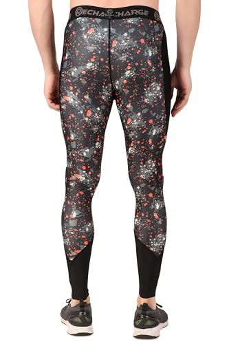 Image of ReDesign Apparels Recharge Men Polyester Sports Compression Pant /Legging /Full Tights