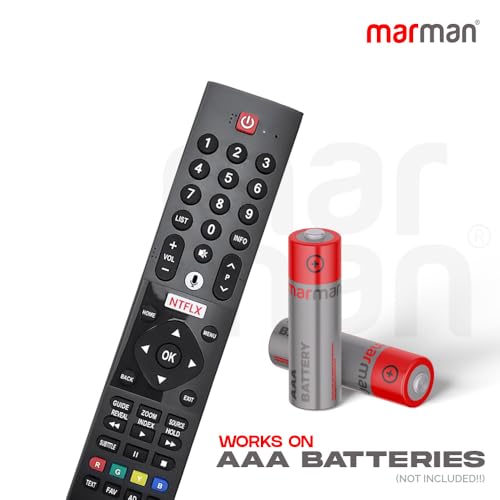 Image of marman Compatible with Panasonic Smart Tv Remote Control Suitable for 4K HDR TV Applicable for GX650S GX750T TH-50HX650K HX650 Series with Google Assistant and Streaming Apps - Pairing Must