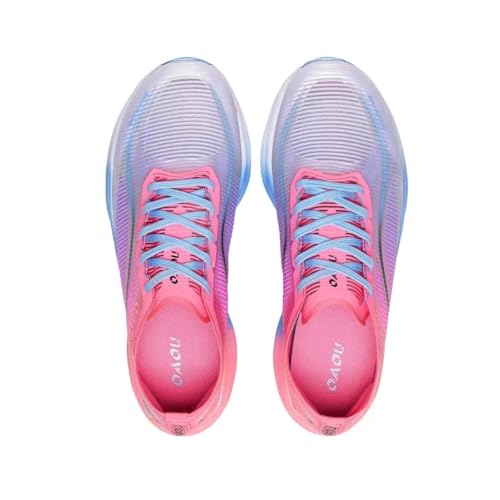 Image of Carbon Plate Marathon Running Racing Shoes Men Stable Support Shock-Relief Ultra-Light TPU Outsole Rebound Sneakers