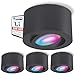 Produktbild SSC-LUXon 4 Stück CELI-1N Aufbauspots flach schwenkbar kompatibel mit Alexa, Siri & Google - Deckenspot mit Smart RGB+W LED Lampe