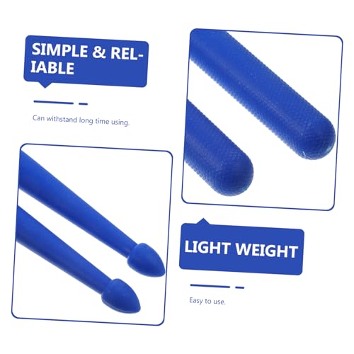 1Par de Baquetas de Nylon para Principiantes con Mango Antideslizante para Práctica, Mallets de Percusión para Tambores de Lengüeta, Marimbas y Xilófono miniatura 4