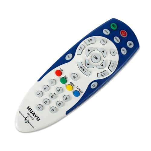 Télécommande pour récepteur TV et décodeur noir